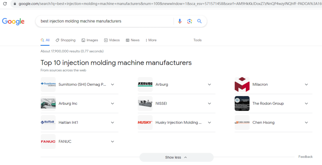 Discover Top 10 Injection Molding Machine Manufacturers in 2023