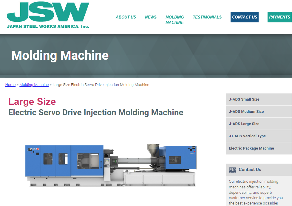 JSW Plastic Machinery (Shenzhen) Co., Ltd_injection moulding machine manufacturer